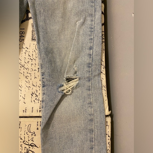 GUESS BLUE DENIM MID RISE SKINNY JEANS - Picture 2 of 7